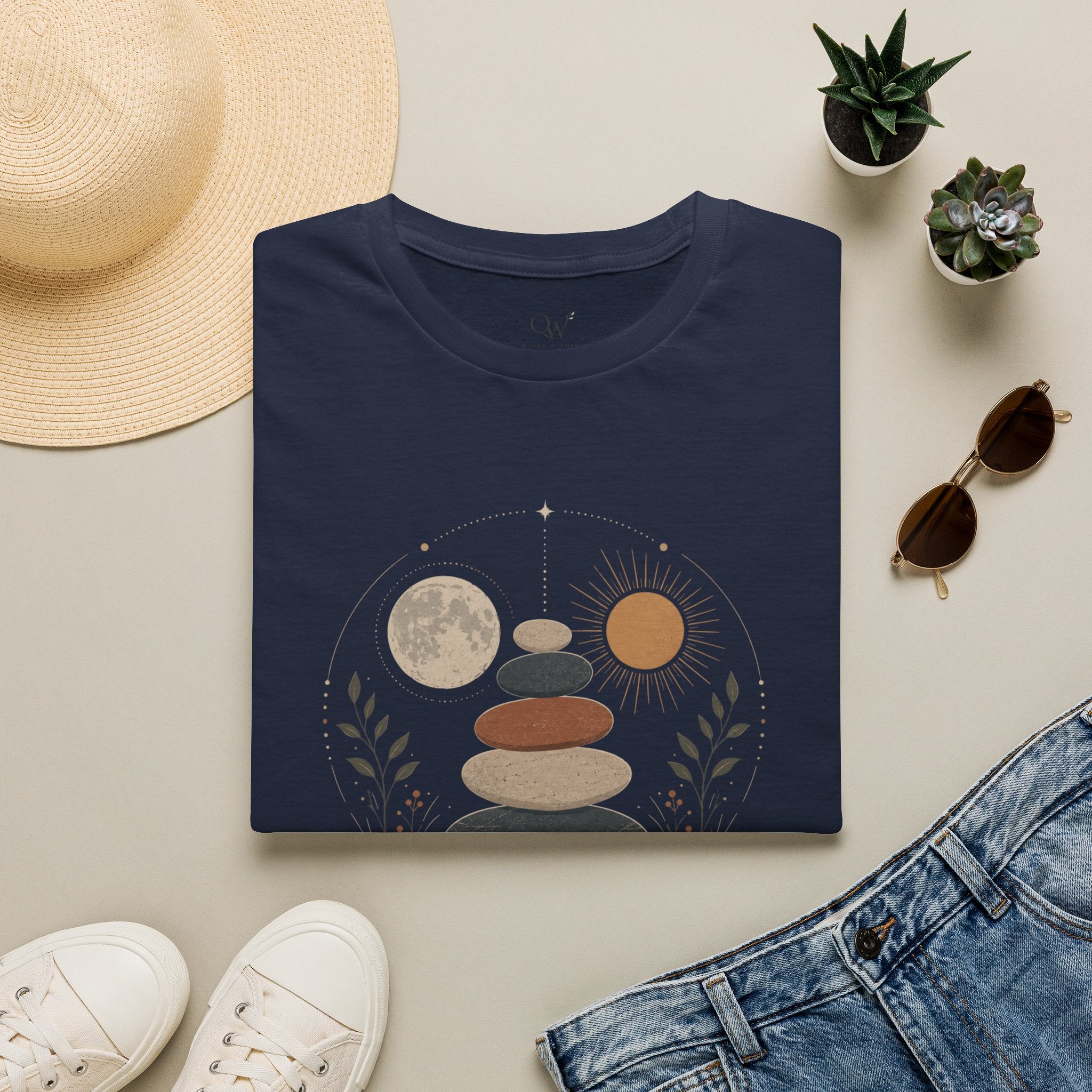 Centered & grounded (gold) T-Shirt