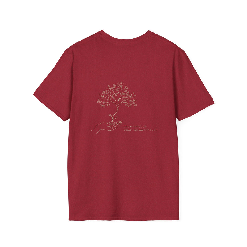 Grow trough gold (back) T-Shirt