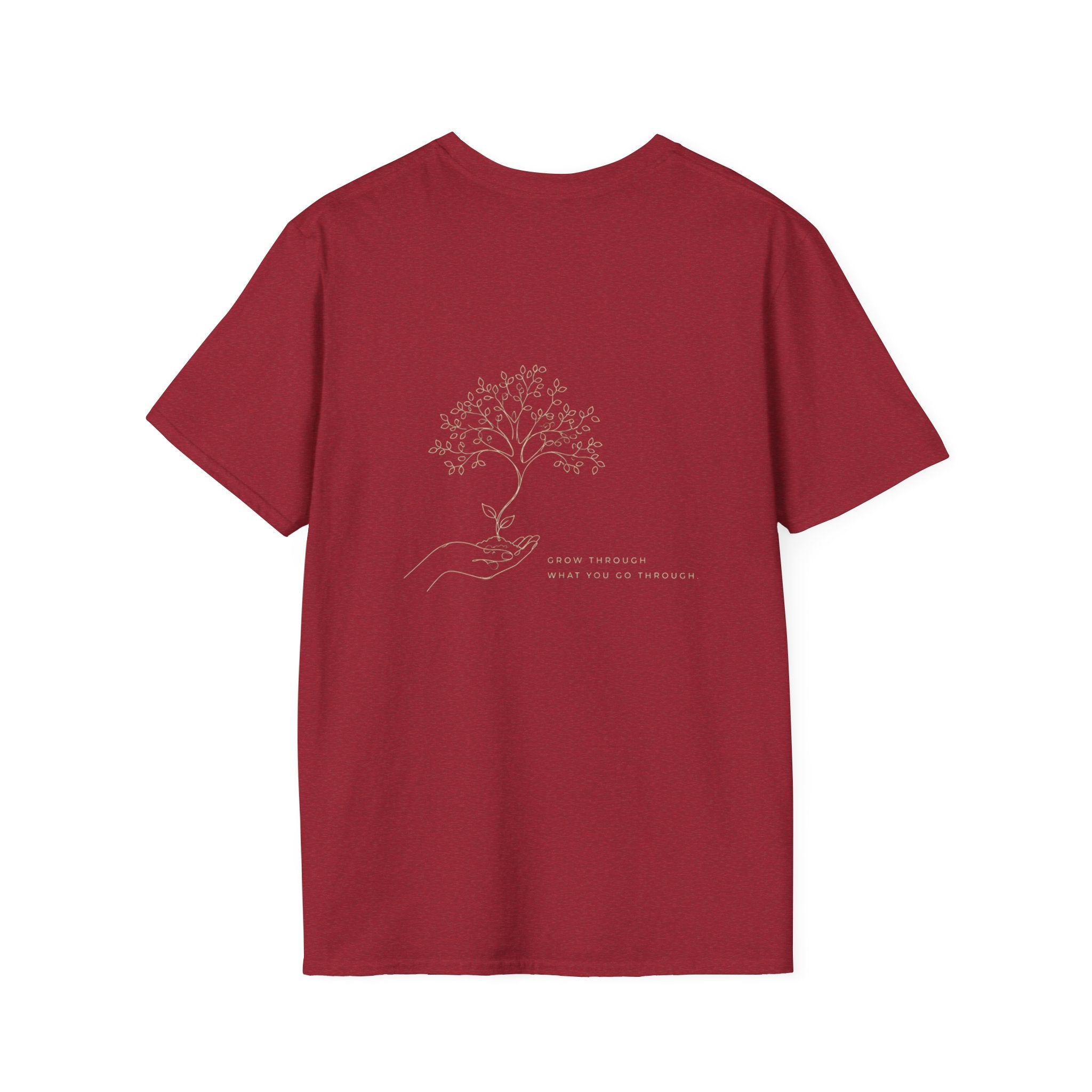 Grow trough gold (back) T-Shirt