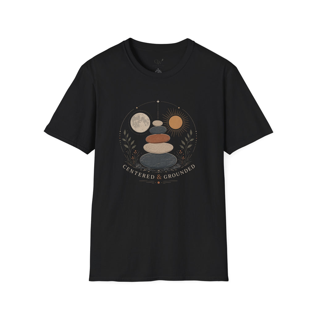 Centered & grounded (gold) T-Shirt