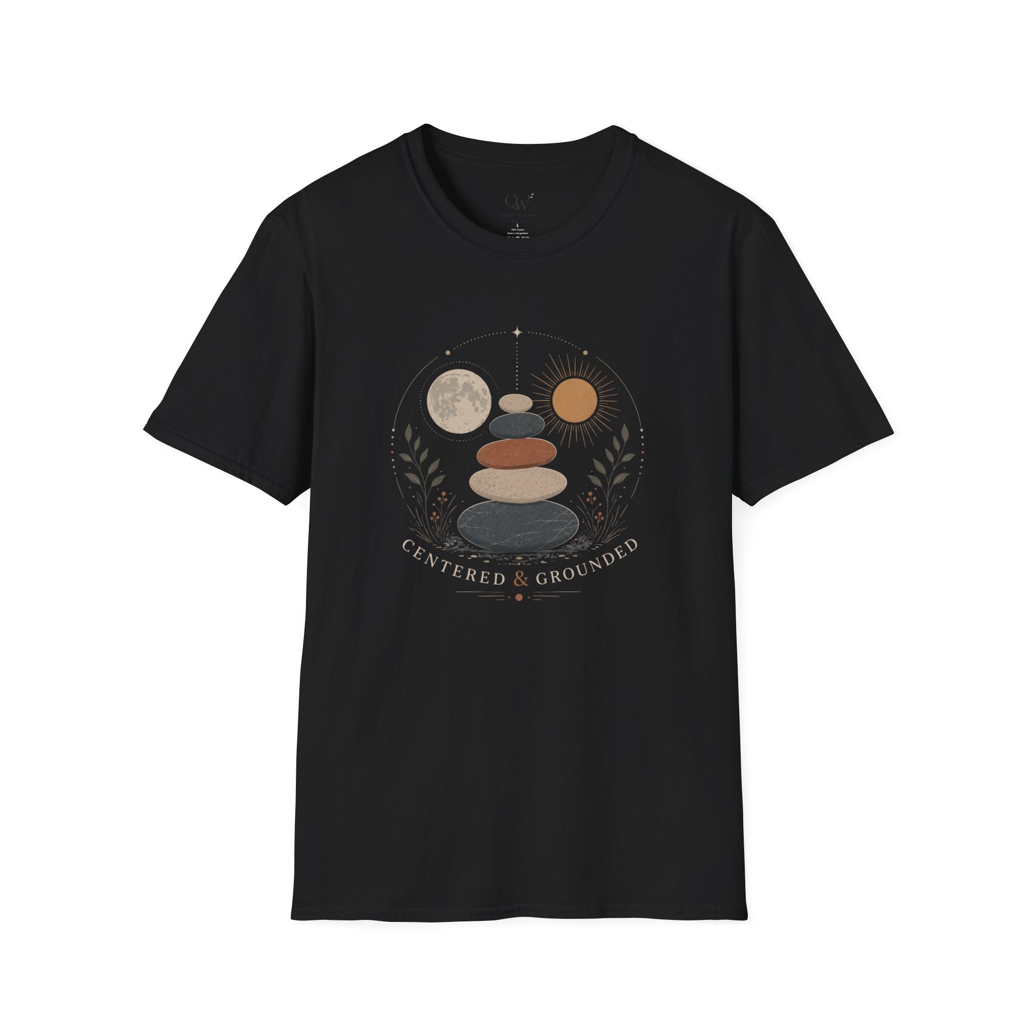 Centered & grounded (gold) T-Shirt