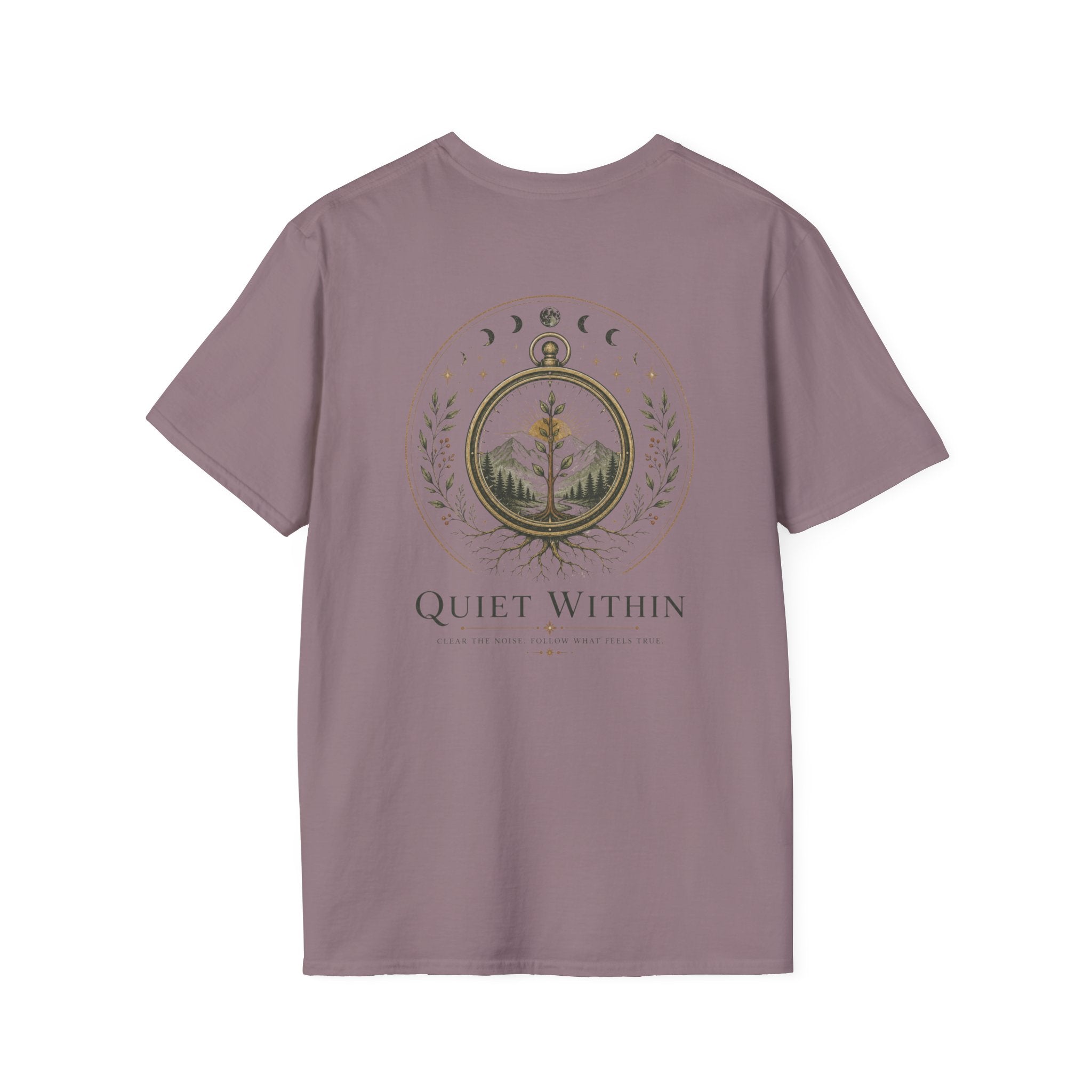 Quiet Within. Clear the noise. T-Shirt