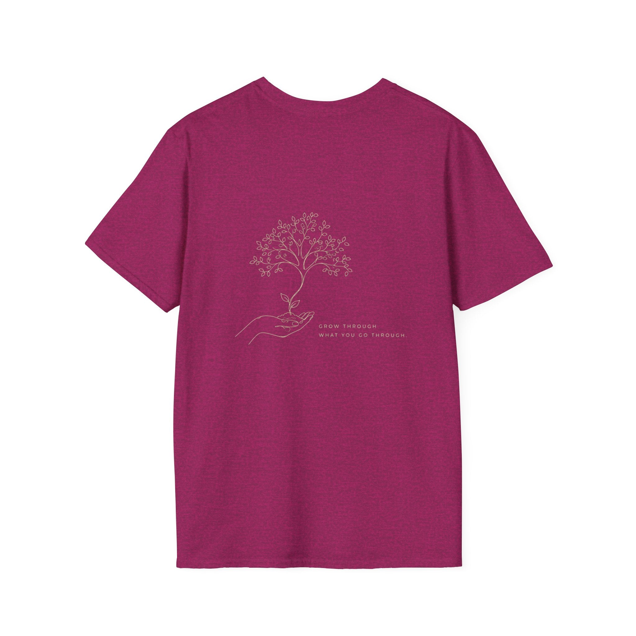 Grow trough gold (back) T-Shirt
