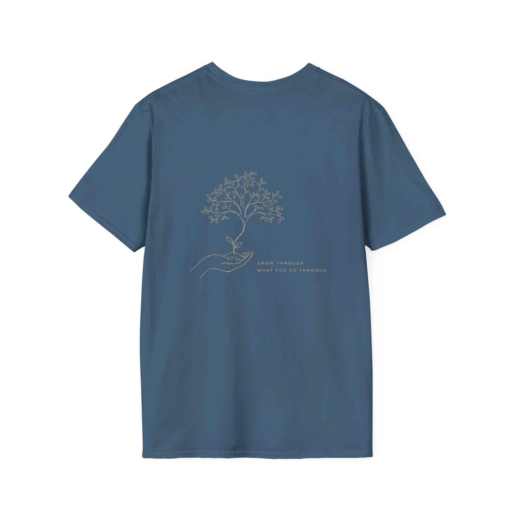 Grow trough gold (back) T-Shirt