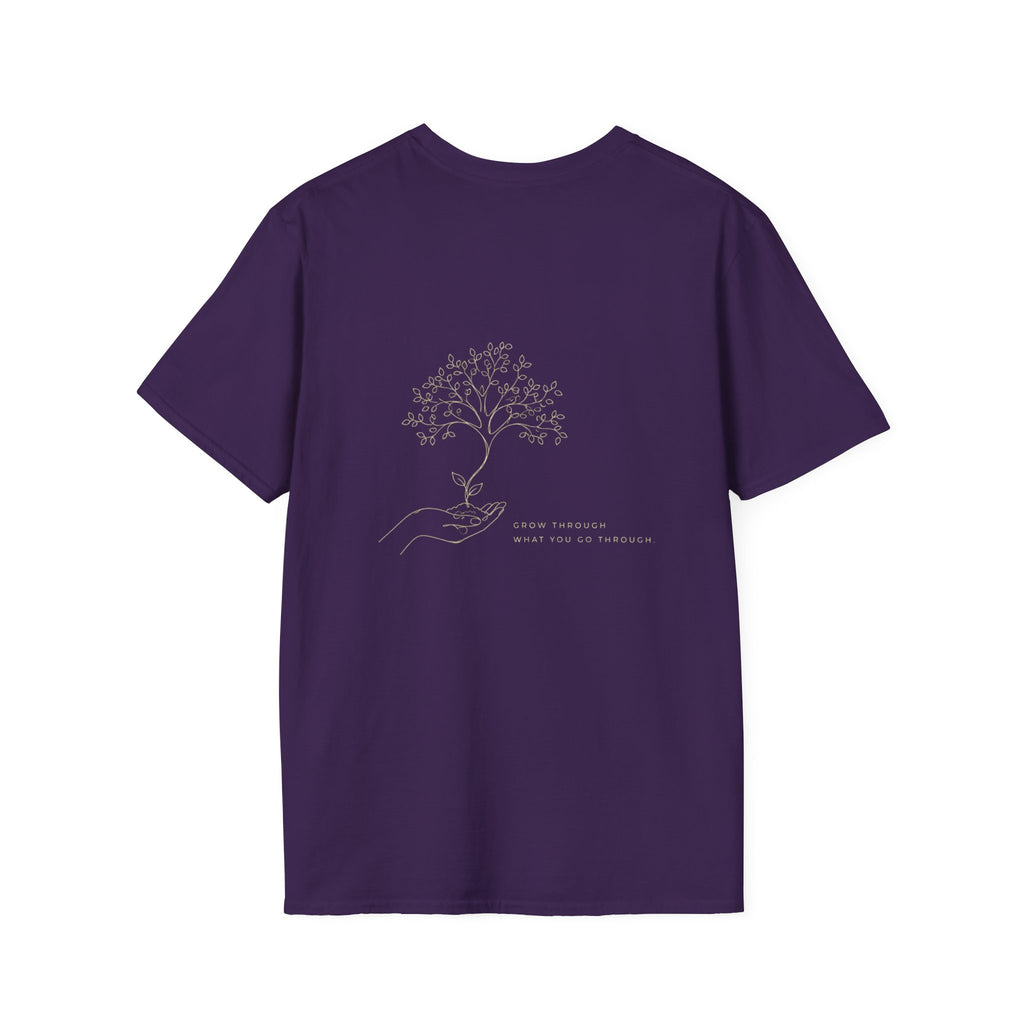 Grow trough gold (back) T-Shirt