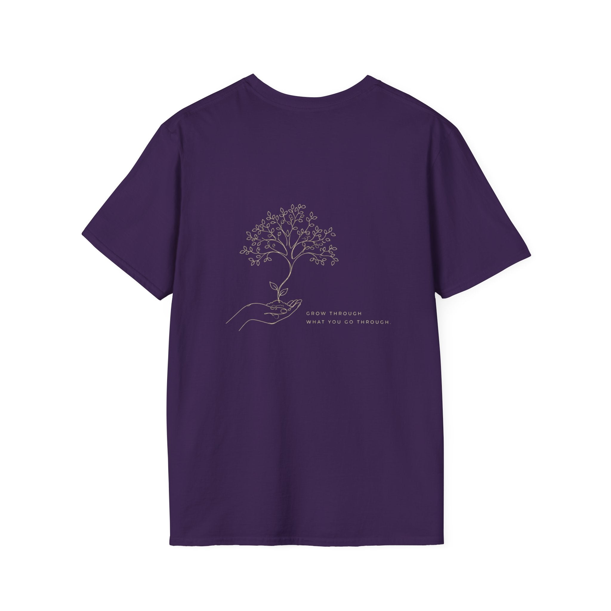 Grow trough gold (back) T-Shirt