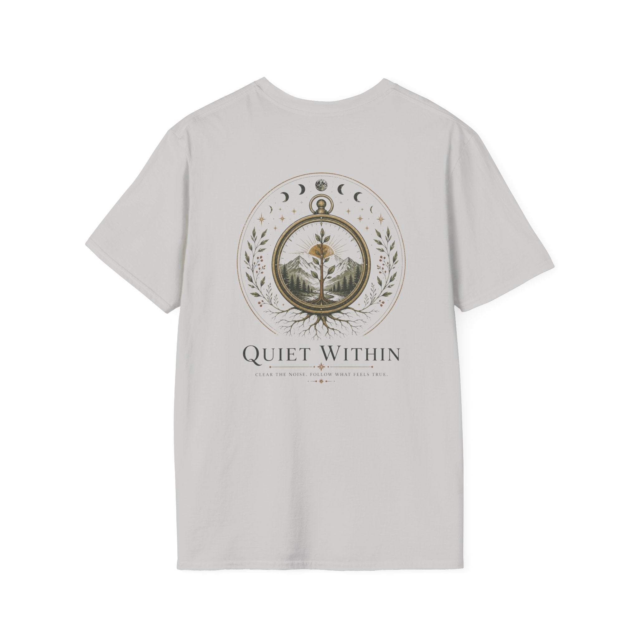 Quiet Within. Clear the noise. T-Shirt