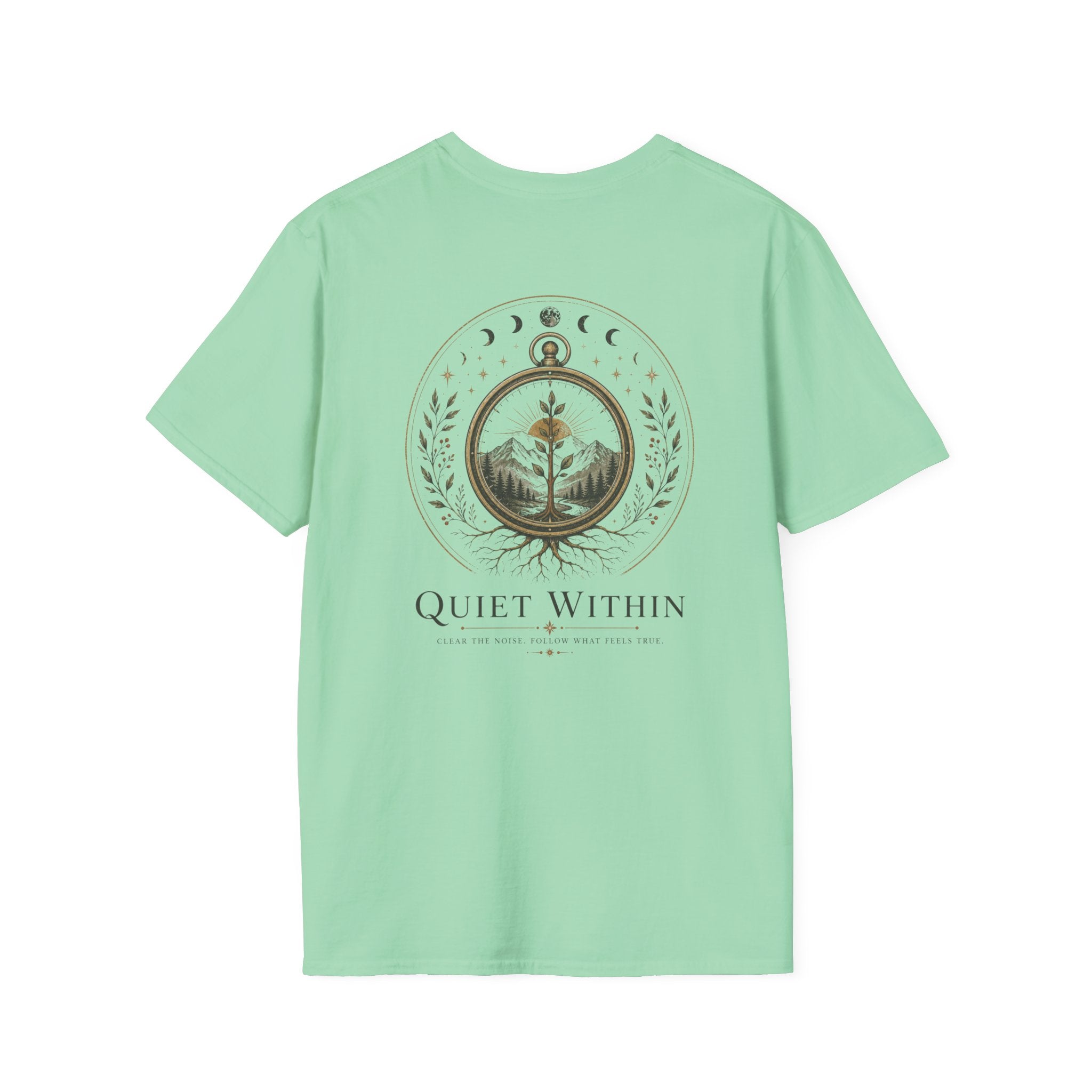 Quiet Within. Clear the noise. T-Shirt