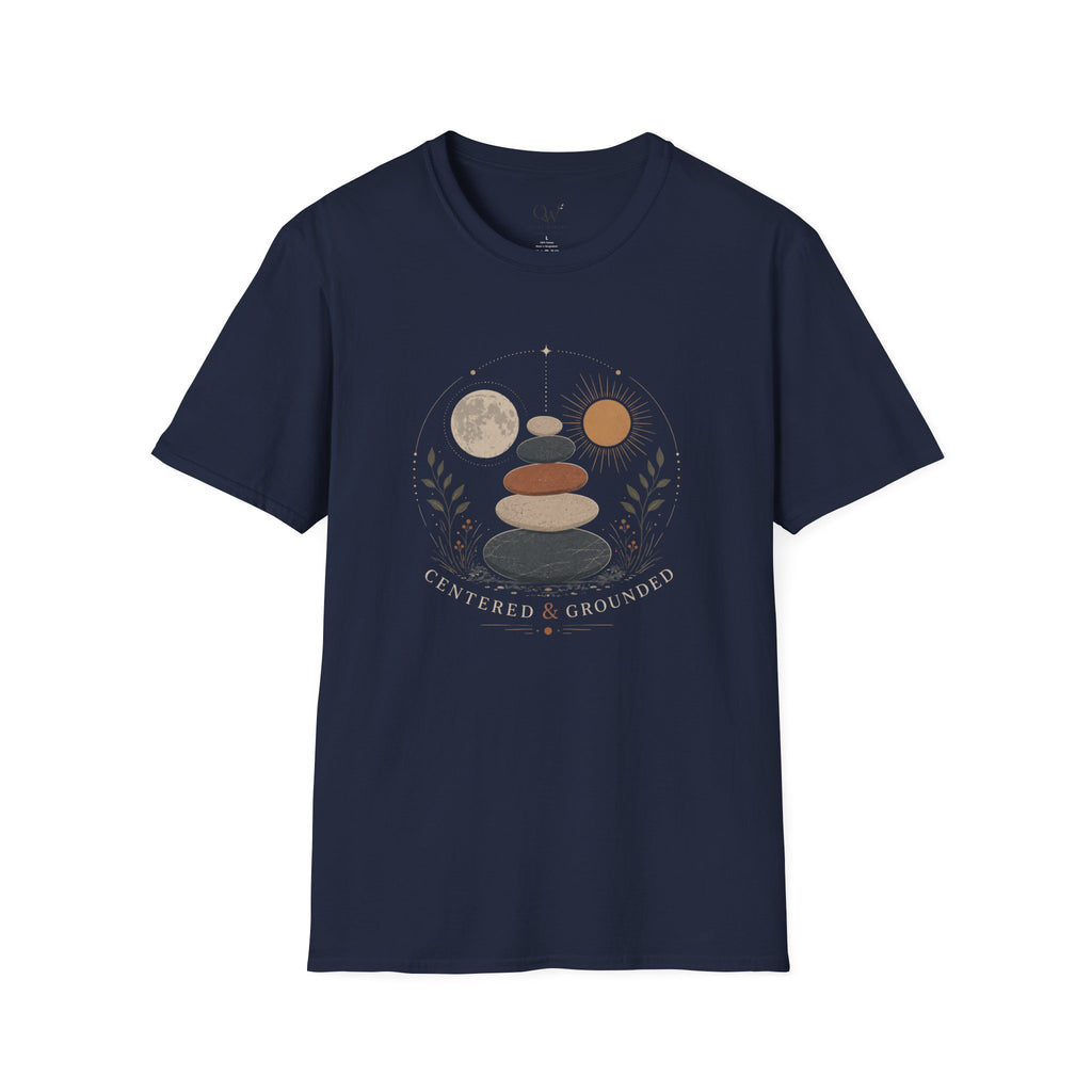 Centered & grounded (gold) T-Shirt