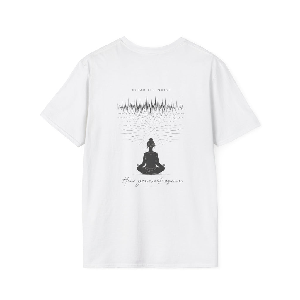 Clear the noise (back) T-Shirt