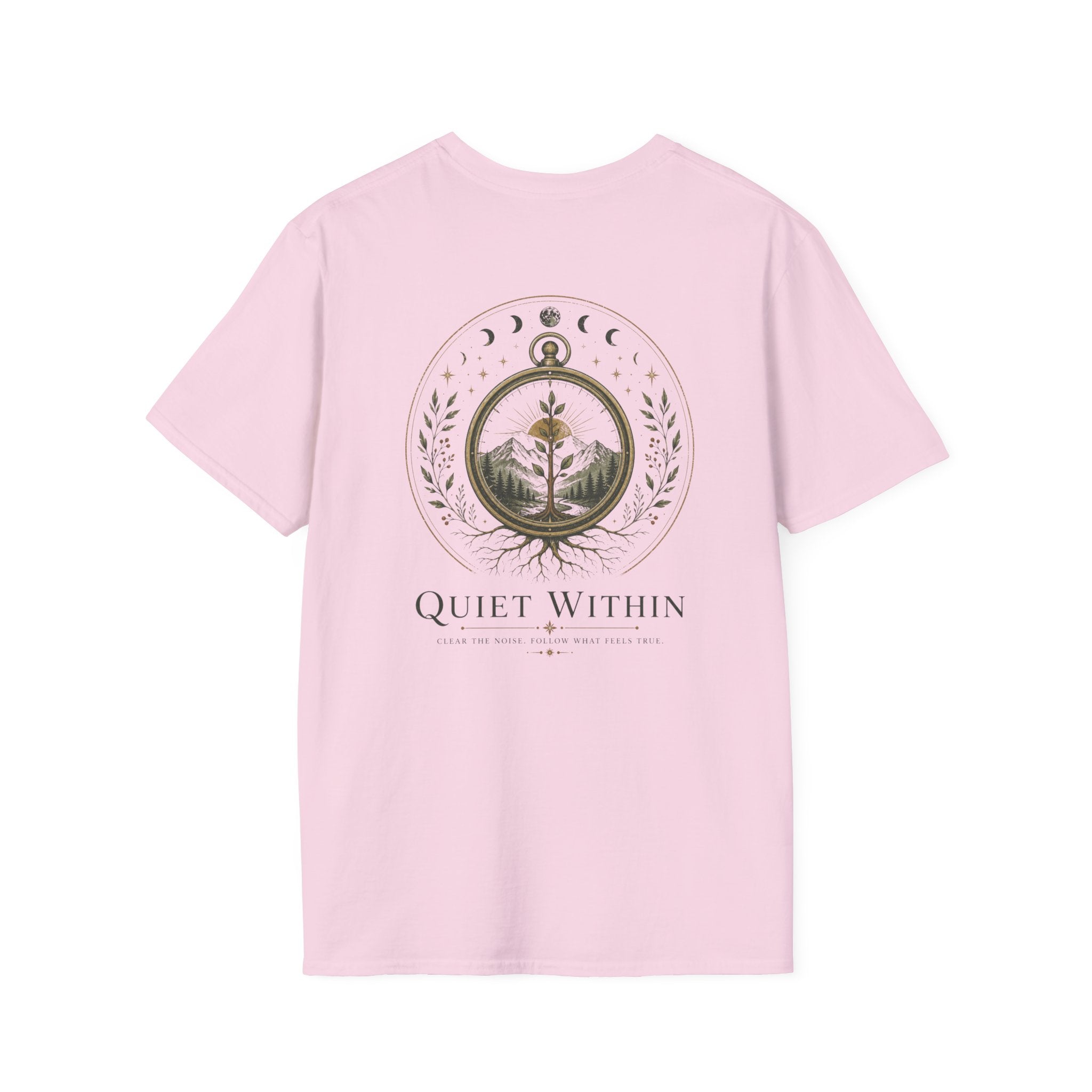 Quiet Within. Clear the noise. T-Shirt